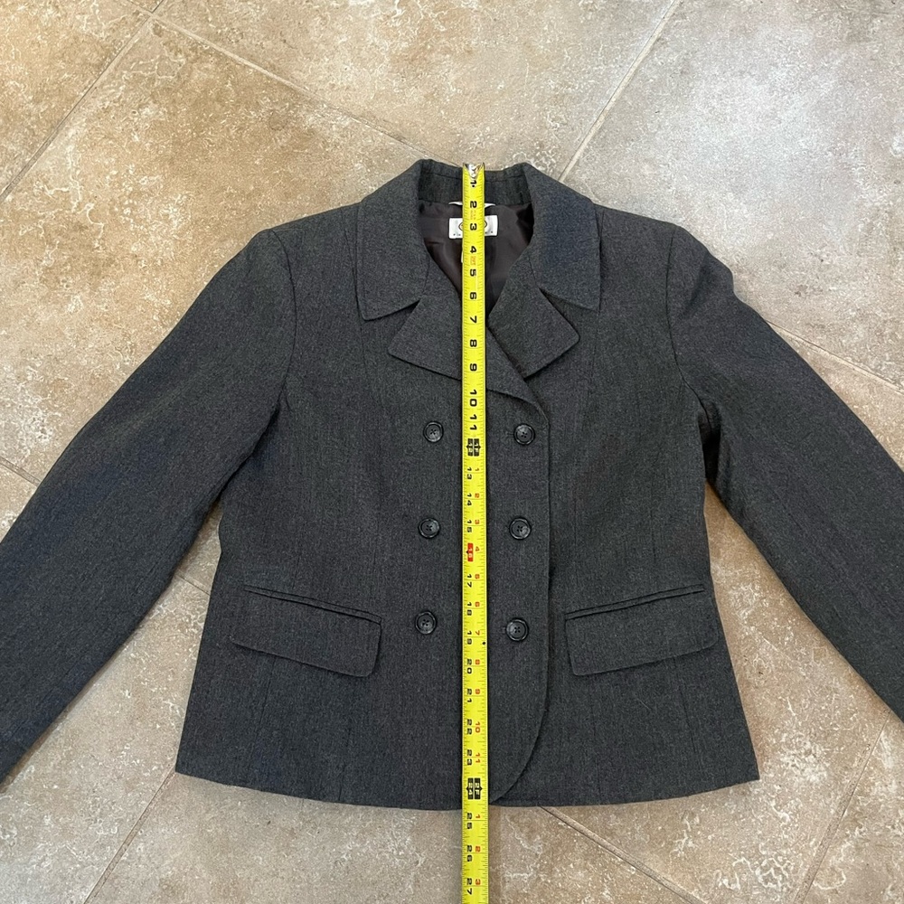 Talbots Wool Double Breasted Blazer in 12 Petite - Picture 5 of 7